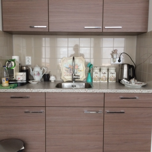 Keukenblokje in appartement Kloek Amsterdam
